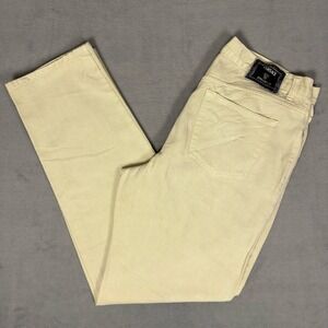 Vintage Versace Jeans Couture Pants Beige Medusa Made in Italy 38x36 Cotton
